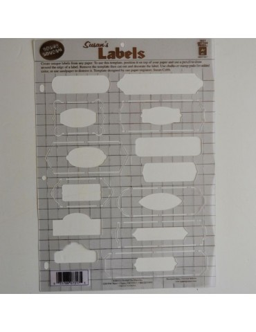 Gabarit labels format A4