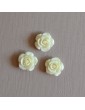 3 Petites roses blanche