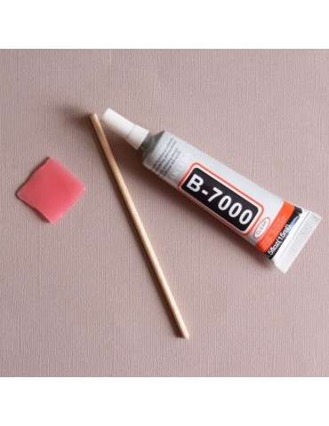 Colle pour strass avec pâte silicone