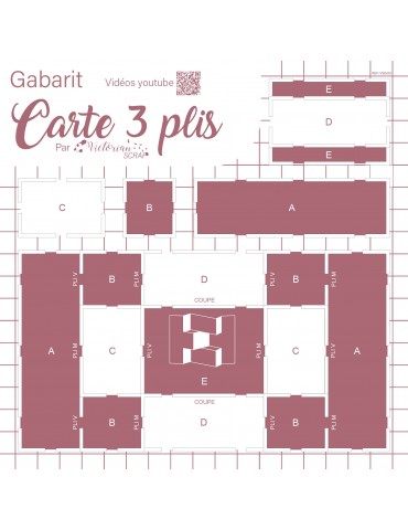 Gabarit Carte 3 Plis