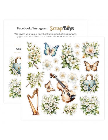 Bloc de papiers ScrapBoys...
