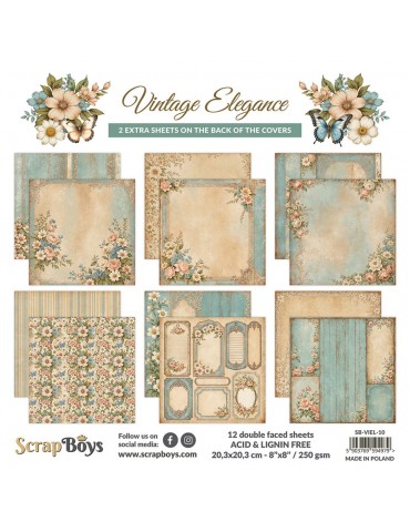 Bloc de papiers ScrapBoys...