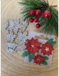 Dies ensemble de poinsettias