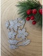 Dies ensemble de poinsettias