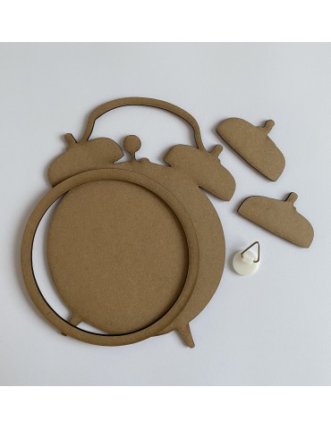 Support en bois réveil