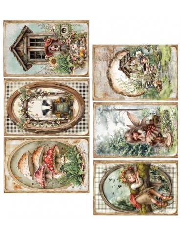 Lot de papiers de découpe...