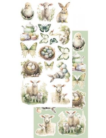 Lot de papiers de découpe...