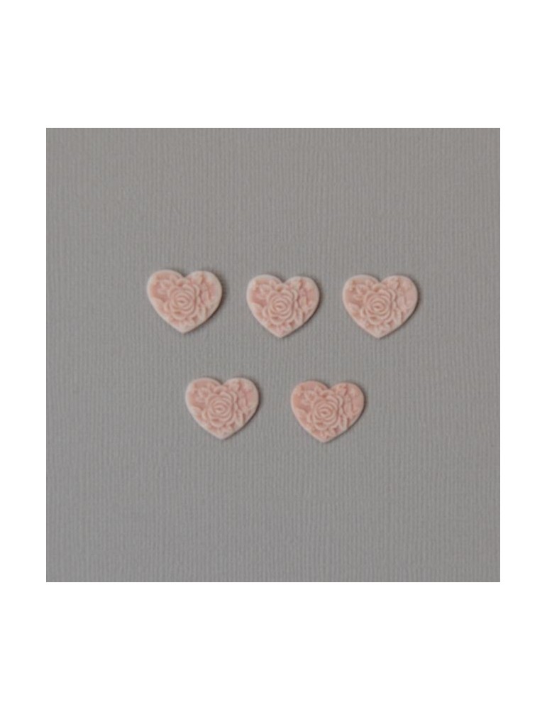  petits coeurs dessin rose