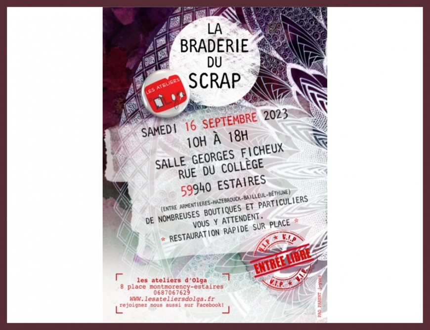 Braderie du scrap à Estaires